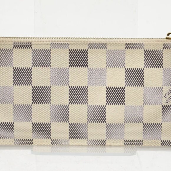 Louis Vuitton Pochette Felicie Zip Pouch Damier Azur Rose - Picture 1 of 16